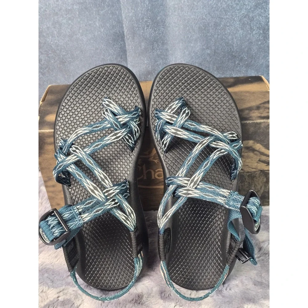 NWB Chaco ZX/2 Classic Sandal Angular Teal‎ Double Strap Outdoor Womens 6